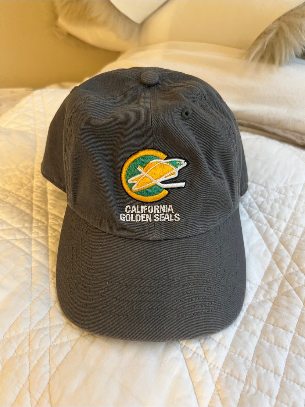 47 Brand California Golden Seals Fitted Vintage Hockey Ball Cap